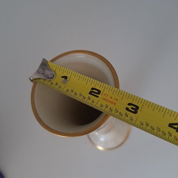 Vintage Alka Bavaria Kathalena Porcelain Vase With Gold Floral Design - Picture 9 of 12